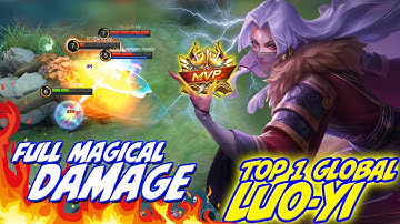 100% Annoying | Luo Yi New Meta | Best Build Luo Yi | Top 1 Global Luo Yi - MLBB