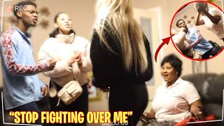 2 GIRLS Fighting Over Me In Front Of My African MOM Prank