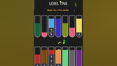Water sort puzzle level 7745