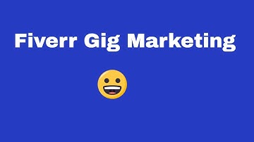 Fiverr Gig Marketing Bangla Tutorial | GIG MARKETING | Fiverr Tutorial