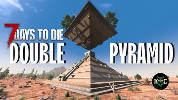 7 Days to Die: The Floating Pyramid Base - Invisible Supports