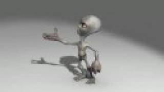Blender Cartoony Alien Animation Test Wealth
