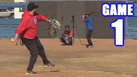 BOBBY PITCHES IN BASEBALL! | Offseason Baseball Se...