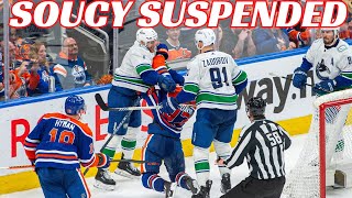 Breaking News: Vancouver Canucks Carson Soucy Suspended by Top Shelf Hockey 2,020 views 2 days ago 6 minutes, 13 seconds