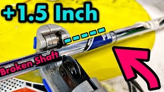 How To Extend YOUR Golf Clubs at Home | Using an Old / Broken Shaft