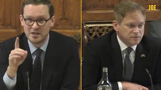 Labour MP's fiery clash with Business Sec Grant Shapps in Select Committee hearing