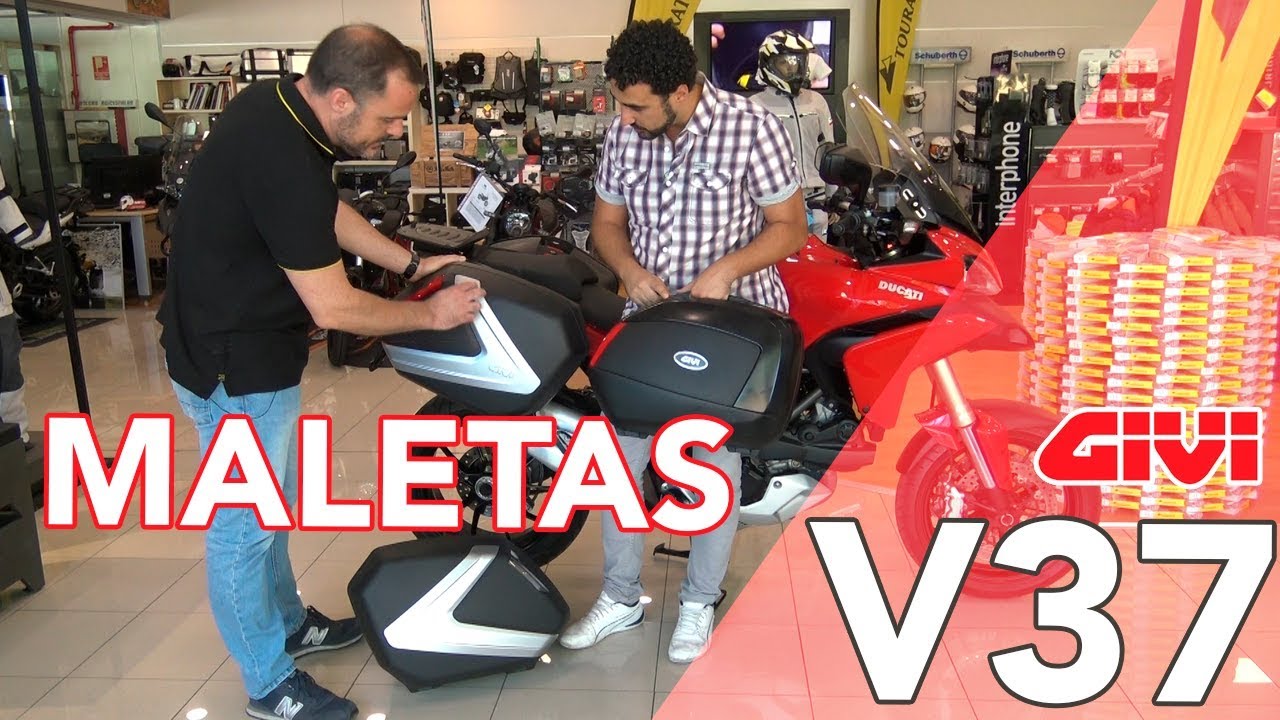 Novedad! Damos la bienvenida a las maletas Givi V37 - YouTube