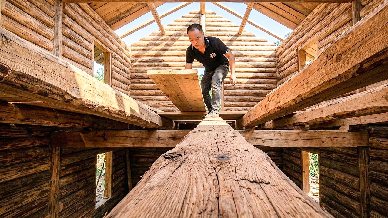 Building a Second Story Loft in My Log Cabin EP3