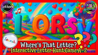 Letter Detective Game | Search and Find Uppercase Letters | Magic Mini Monsters #magicminimonsters screenshot 3