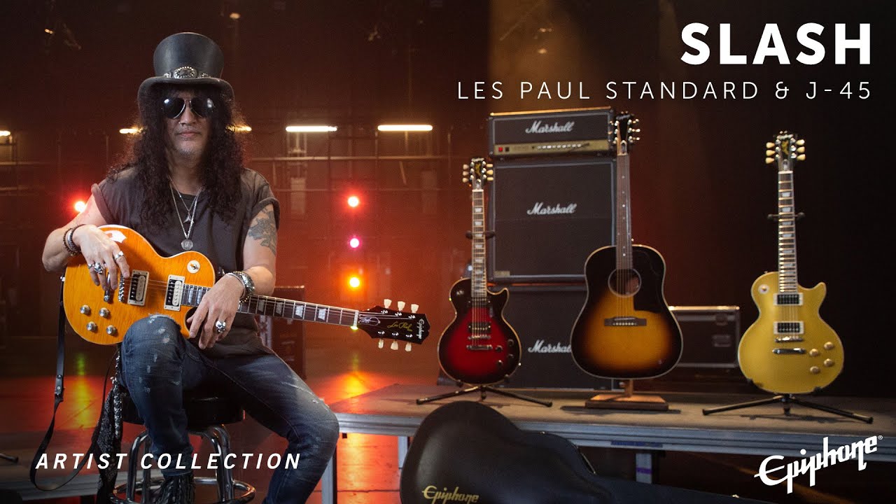 Slash's Guitars  Live, studio and Signature Les Paul