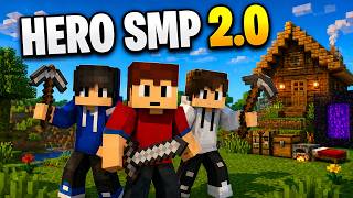 HERO SMP 2.0 🔥 PRIVATE SMP LIVE 😱 OP START! | Minecraft Survival Hindi
