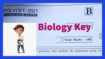 TS POLYCET- BIOLOGY KEY | IIIT MODEL TEST BIOLOGY KEY | TET & D. Sc Biology | RGUKT CET BIOLOGY