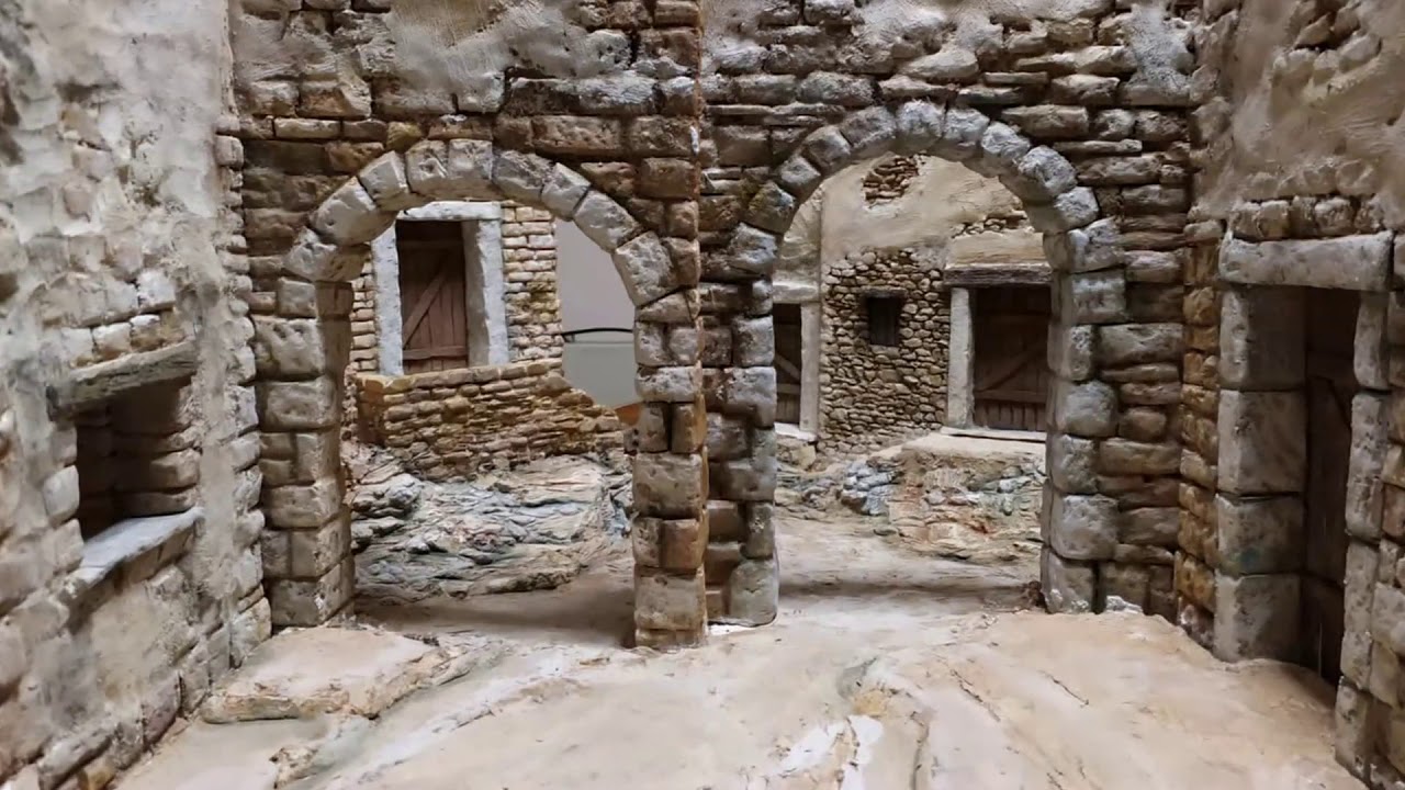 Tecnica di costruzione del presepe - L'Annunciazione