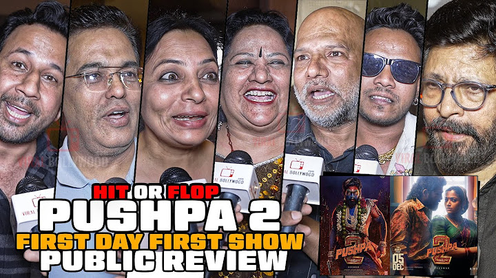 Pushpa 2 : The Rule PUBLIC REVIEW | First Day First Show | Allu Arjun, Rashmika Mandanna