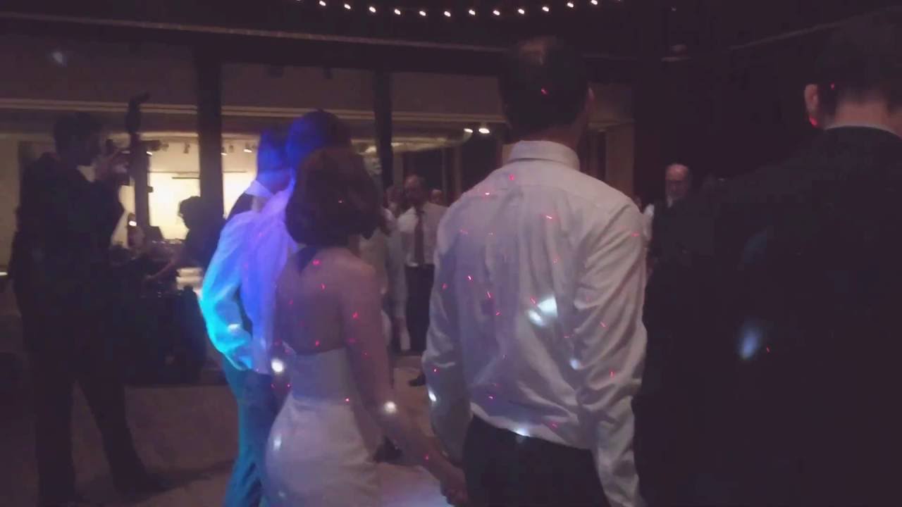 Dancing the Hora at Adam & Wynn's wedding