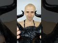 Transforming Myself Into Maleficent Using JUST Paint Horns For Halloween Shorts 