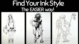 How to Find Your Ink Drawing Style Guaranteed In 15 Minutes a Day