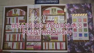 2026 Quarter Two Flipthrough of my Reading Journals