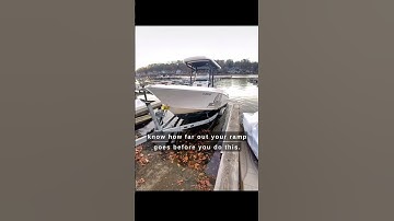Bridge Marina Tip for Getting a Boat Off the Trailer and into the Water: Know How Far the Ramp Goes