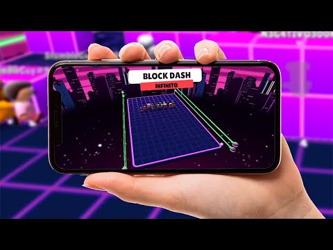 ✓ COMO JOGAR BLOCK DASH INFINITO NO CELULAR - STUMBLE GUYS 