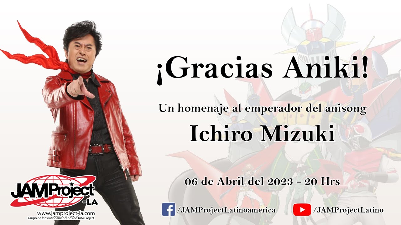 「¡Gracias Aniki」 El alma cantante del anison, Ichiro Mizuki