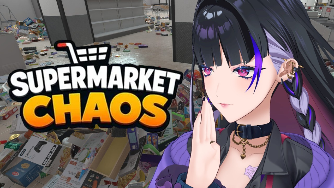 【Supermarket Chaos】にじ甲前に4668個のもの片づけて徳を積もう【NIJISANJI EN￤Meloco Kyoran】