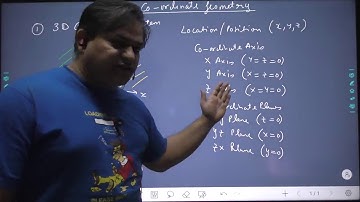 IIT JEE MATHS - 3D CO-ORDINATE GEOMETRY - LECTURE 1 - BASICS, DIRECTION COSINE & RATIOS, GEOMETRY