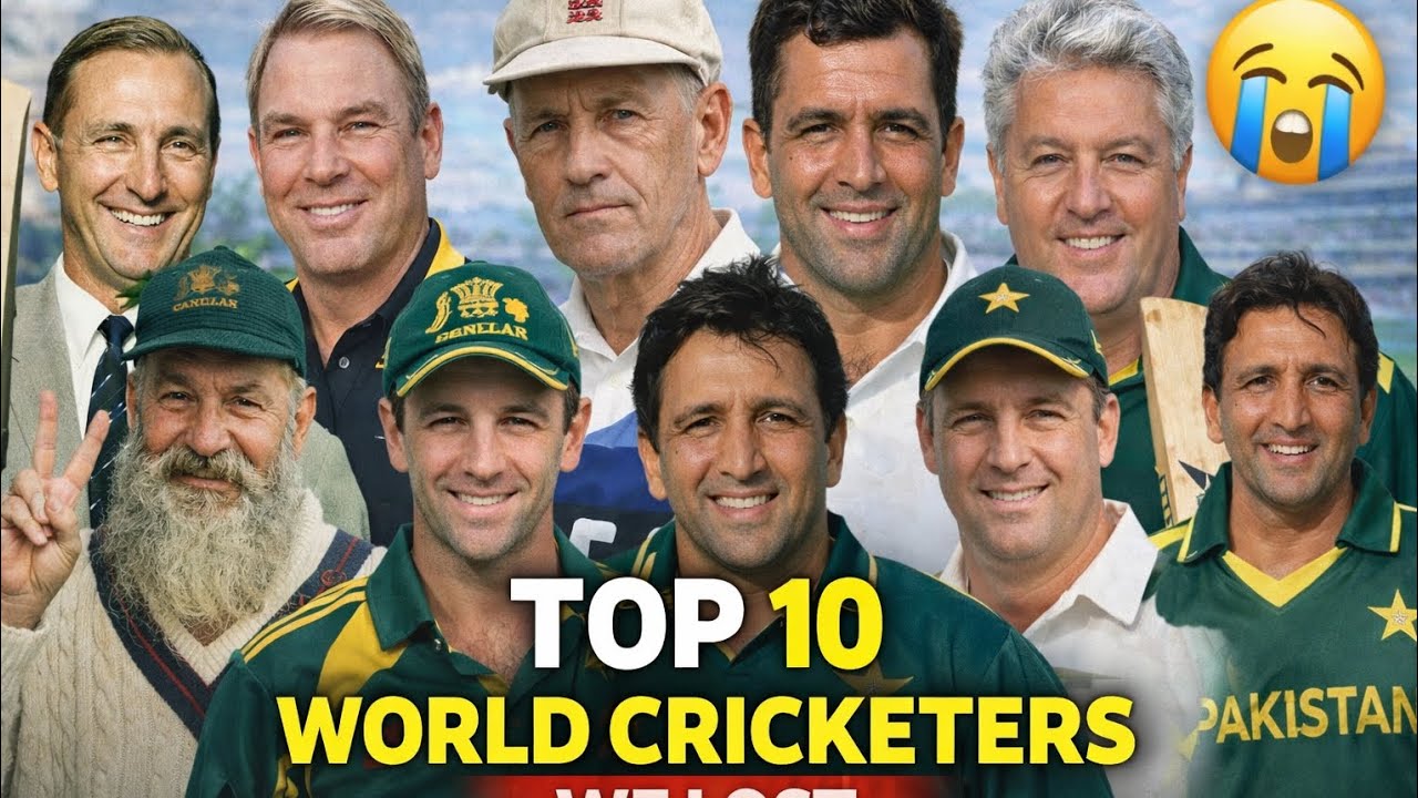 Top 10 Legendary Cricketers Who Are No Longer With Us | Emotional Cricket Tribute