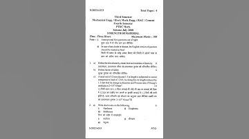 RGPV Diploma pyq S/2022 #Strength of Material #Mechanical  #rgpvdiploma #mppolytechnic