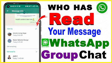 How to Check Who Read Your Message in WhatsApp Group chat (2024) – Simple Step-by-Step Guide!