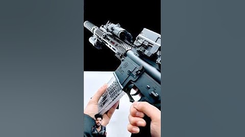Carbon Fiber F4+Smoke Silencer.Who needs this for Christmas?#toys#gelblasters#airsoft