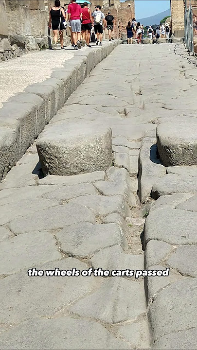 Pompeii’s Crosswalks