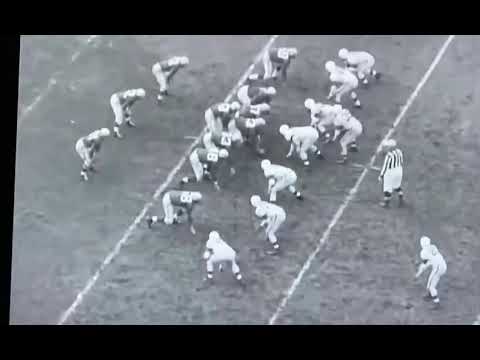 1950 49ers vs Browns Jack Nix 1st Down reception