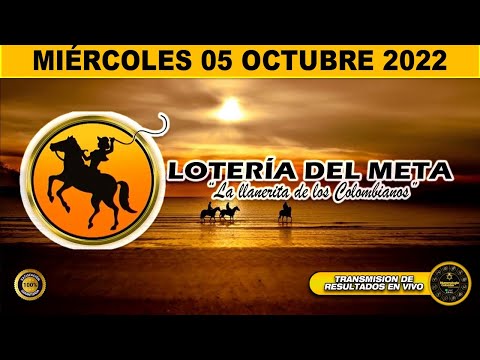 Resultado LOTERIA DEL META ☀️del MIÉRCOLES 05 de OCTUBRE de 2022 (PREMIO MAYOR) ✅✅✅l