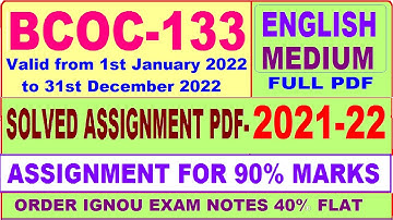 new bcoc 133 business low solved assignment 2021-22 / bcoc 133 solved assignment 2021-22