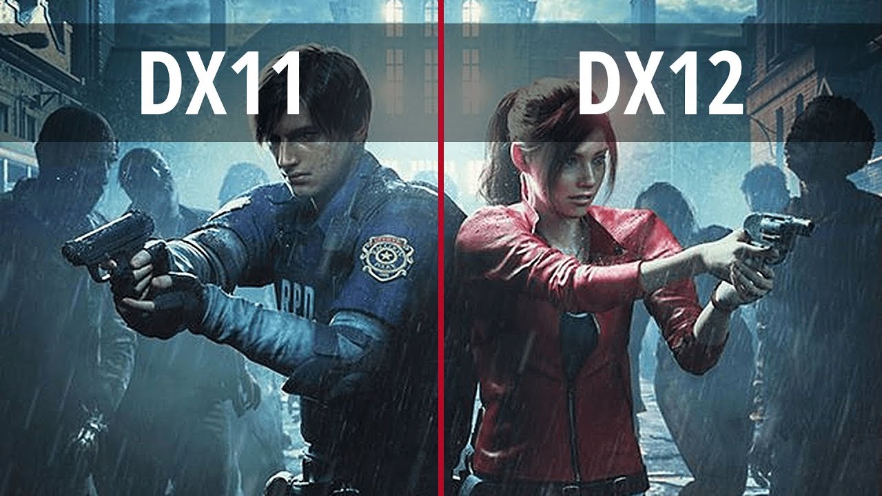 Resident Evil 2 Pc 1080p Dx11 Vs Dx12 Directx 11 Vs Directx 12 Youtube