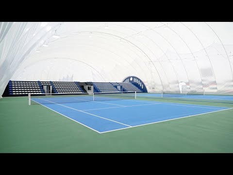 Covered tennis courts for IMM are ready for international competitions