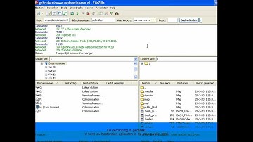 FTP verbinding maken met FileZilla