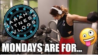 Sarah's Fitness Vlog: Mondays are for Shoulders!!