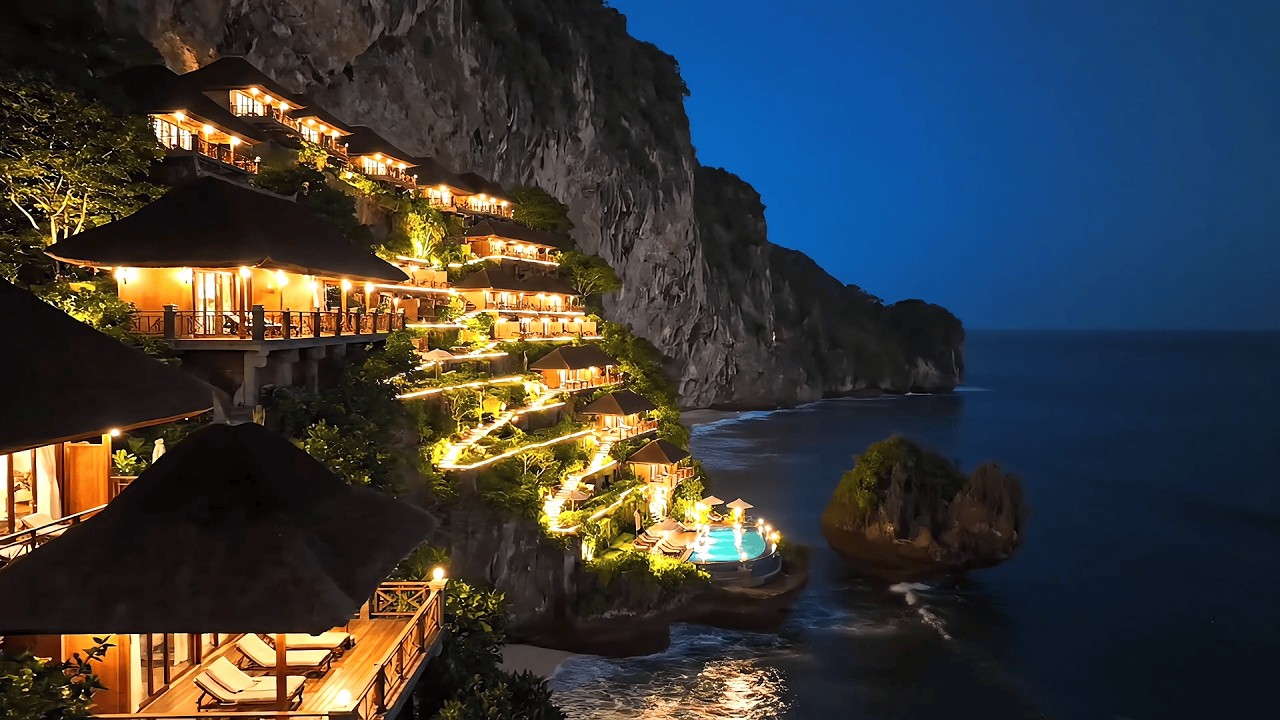 Fall Asleep in 5 Minutes 🌙 | Luxury Ocean Resort Calm Piano for Deep Sleep