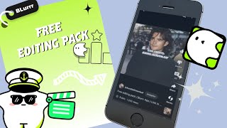 Tutorial on how to use my editing pack! [Blurrr App] (Link in description)