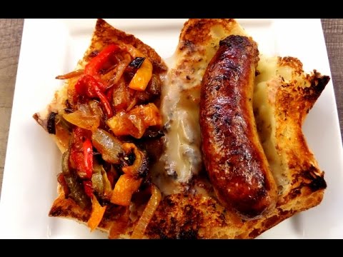 Sausage and Peppers Sandwich - My Mothers Secret Recipe