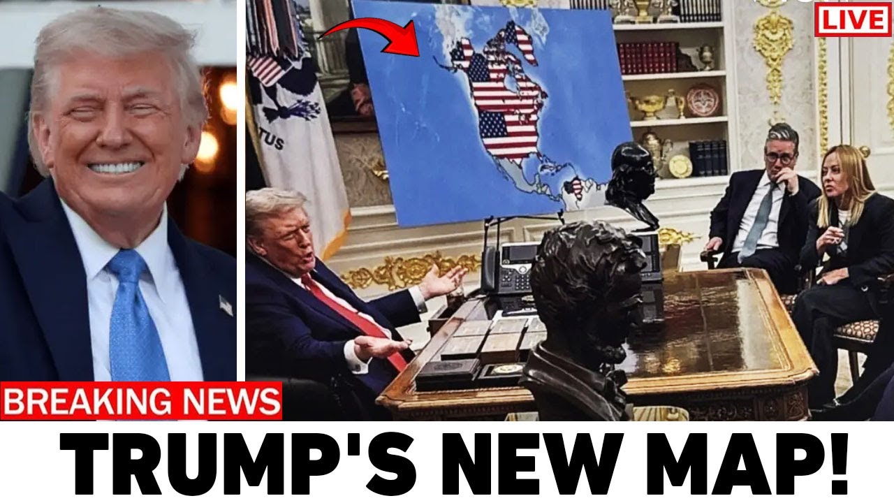 Trump on FIRE 🔥: He Shares Controversial Map Showing US With Canada, Greenland & Venezuela