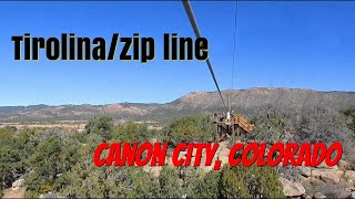 TIROLINA EN CAÑON CITY, COLORADO | ZIP LINE IN CANON CITY, CO