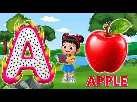 Phonics Song 2 with TWO Words in 3D - A For Airplane - ABC Alphabet Songs with Sounds for Children