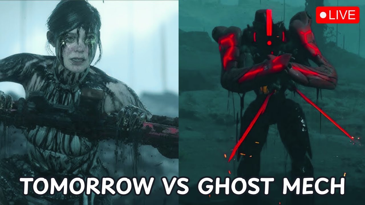 Tomorrow Vs Ghost Mech BOSS FIGHT LIVE  🤯 ||  FINAL DAY OF FUNDRAISING FOR A STUDENT 🙏🏻