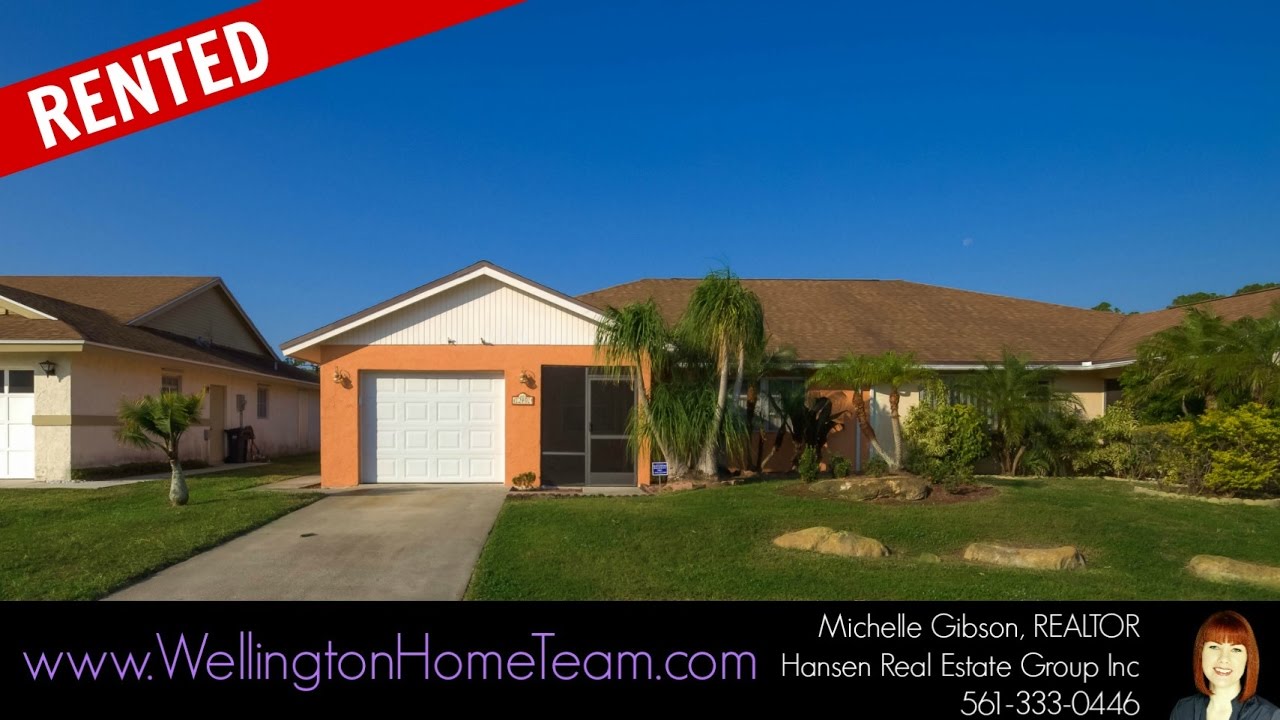 South Shore Villas for Rent in Wellington Florida | RENTED 12491 Guilford Way