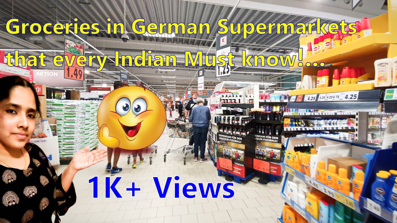 Grocery shopping Germany Groceries in German Supermarkets that an