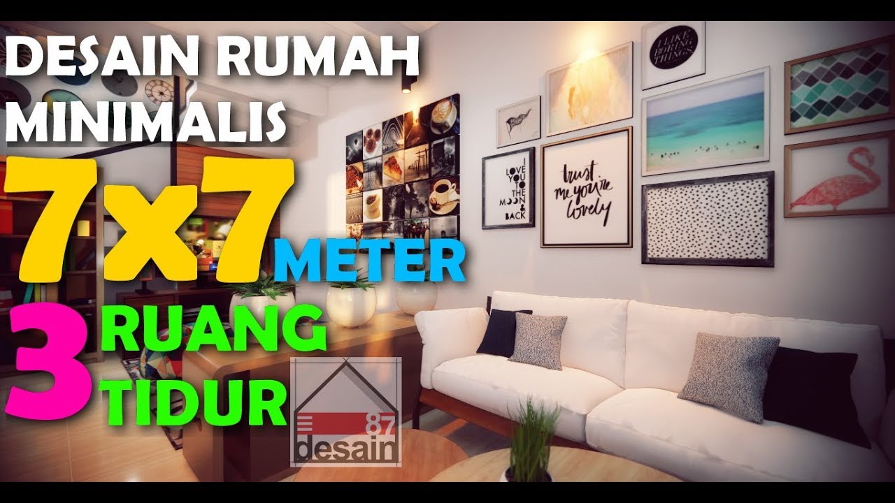 Ide Desain  Rumah  Minimalis  Di Lahan  Sempit  7x7 Meter 