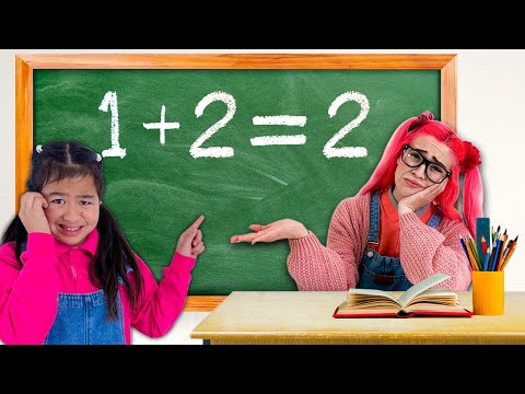 Jannie and Charlotte Shows How to Be Good Students at School | Kids Learn Importance of Educatio